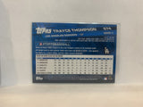 #574 Trayce Thompson Los Angles Dodgers 2017 Topps Series 2 Baseball Card MZ