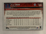 # 151 C.J. Cron Rookie Los Angeles Angels 2015 Topps Series One Baseball Card