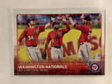 # 160 2014 Record 96-66 Washington Nationals 2015 Topps Series One Baseball Card