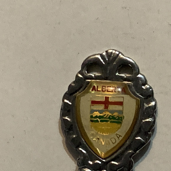 Alberta Canada Crest Collectable Souvenir Spoon AY