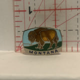 Montana Bison Lapel Hat Pin