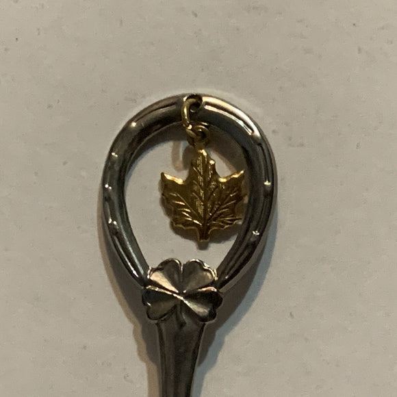 Radium BC Maple Leaf Collectable Souvenir Spoon AY