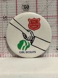 Girl Scouts The Salvation Army Button Pinback