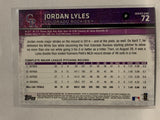 # 72 Jordan Lyles Colorado Rockies 2015 Topps Series One Baseball Card