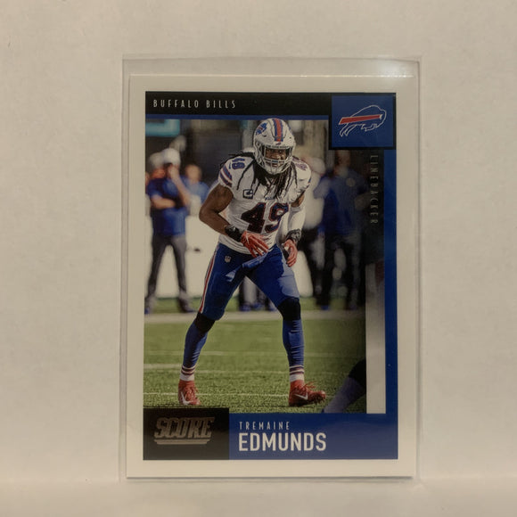 #10 Tremaine Edmunds Buffalo Bills 2020 Score Football Card LF
