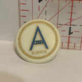 A Alix Alberta Logo Lapel Hat Pin