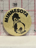 Minnesota Penguin Button Pinback