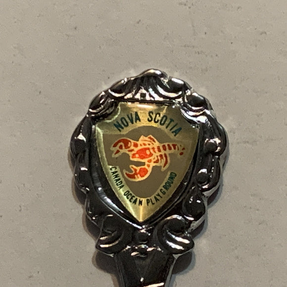 Nova Scotia Canada Ocean Playground Red Lobster Collectable Souvenir Spoon AZ
