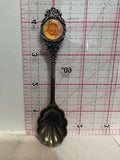 Georgia Peach Flower Silverplated  Souvenir Spoon