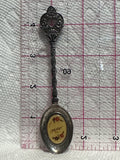 Mother Flower Design Silver Plated  Souvenir Spoon