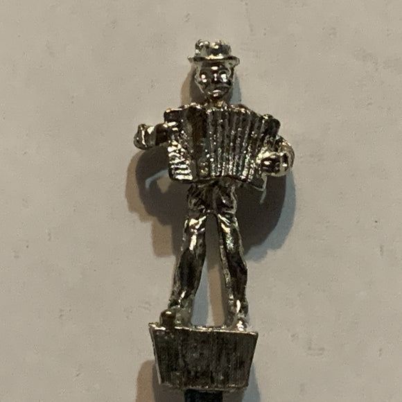 Kimberley BC Canada Acordian Player Collectable Souvenir Spoon AZ