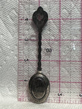 Mother Flower Design Silver Plated  Souvenir Spoon
