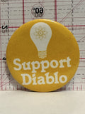 Support Diablo  Button Pinback