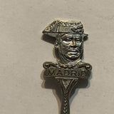 Madrid Spain Figure Collectable Souvenir Spoon AZ