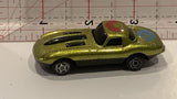 Yellow Corvette Unbranded Toy Diecast Car