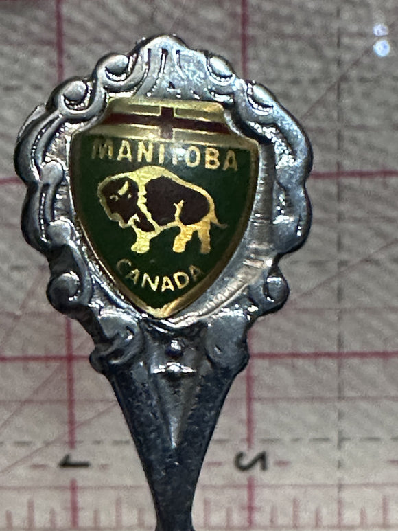 Dauphin Manitoba Crest Emblem  Souvenir Spoon