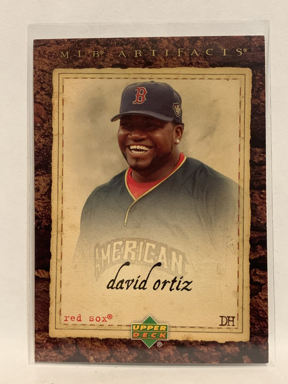 # 2 David Ortiz Boston Red Sox 2007 Upper Deck MLB Artifacts Baseball Card