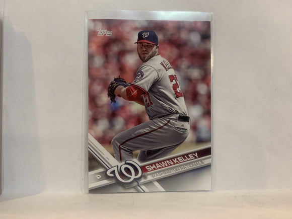 #541 Shawn Kelley Washington Nationals 2017 Topps Series 2 Baseball Card MZ1