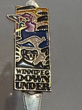 Winnipeg Down Under Assiniboine Park Manitoba Silverplated  Souvenir Spoon