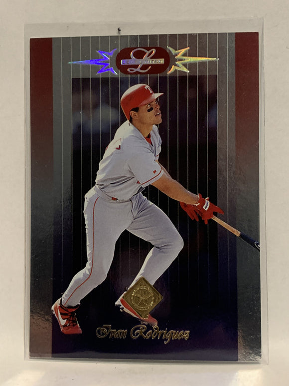 # 1 Ivan Rodriguez Texas Rangers 1996 Leaf Limited Baseball Card