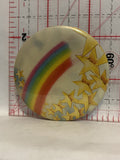 Rainbow Stars Button Pinback