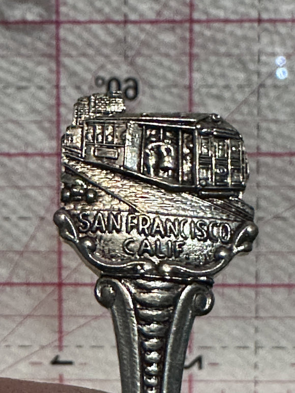 San Francisco California Cable Car  Souvenir Spoon