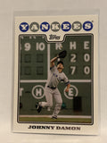 # 407 Johnny Damon New York Yankees 2008 Topps Baseball Card