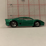Green Stock Racer ©1992 Hot Wheels Diecast Car FP