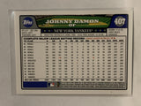# 407 Johnny Damon New York Yankees 2008 Topps Baseball Card
