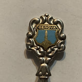 Genova Building Italy Collectable Souvenir Spoon AZ