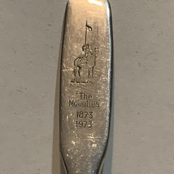 The Mounties 1873 1973 RCMP Collectable Souvenir Spoon AZ