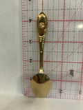 Pink Rose Flowers Souvenir Spoon