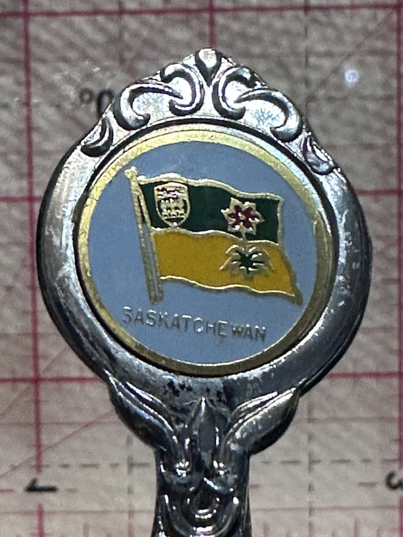 Langenberg Saskatchewan Flag  Souvenir Spoon