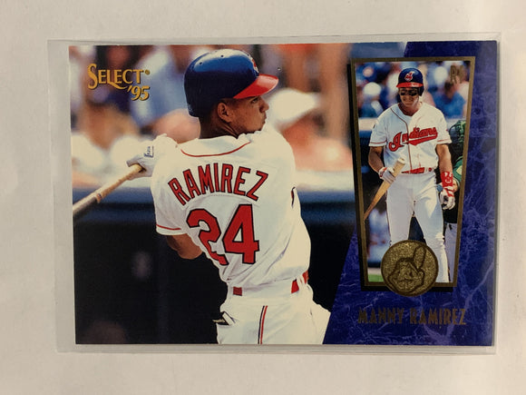 # 81 Manny Ramirez Cleveland Indians 1995 Select Baseball Card
