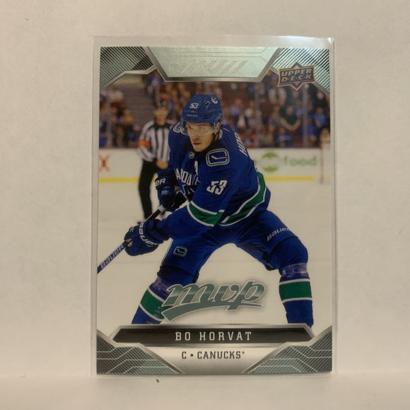 #124 Bo Horvat Vancouver Canucks 2019-20 Upper Deck MVP Hockey Card LG
