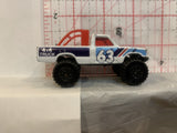White #63 4x4 Open Back Truck 1981 Matchbox Loose Diecast Car