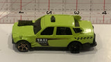 Green Taxi Time Attaxi Hot Wheels Toy Diecast Car