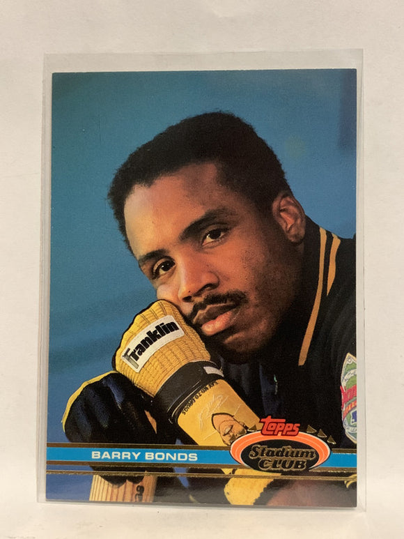 220 Barry Bonds Pittsburgh Pirates 1991 Topps Stadium Club Baseball –  GwynnSportscards