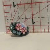 Painted Flowers Lapel Hat Pin