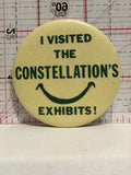 I Visited the Constellation's Exhibits Button Pinback