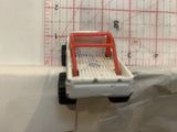White #63 4x4 Open Back Truck 1981 Matchbox Loose Diecast Car