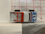 White #63 4x4 Open Back Truck 1981 Matchbox Loose Diecast Car