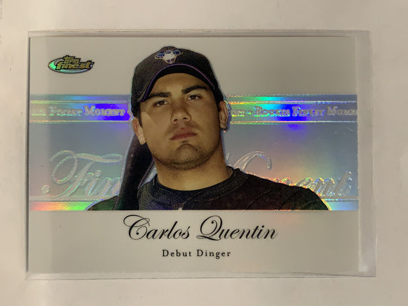 # RFM-CQ Carlos Quentin Arizona Diamondbacks 2007 Finest Baseball Card