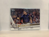 #504 Austin Hedges San Diego Padres 2017 Topps Series 2 Baseball Card MZ2