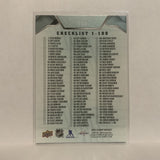 #100 Alex Ovechkin Checklist Washington Capitals 2019-20 Upper Deck MVP Hockey Card LG