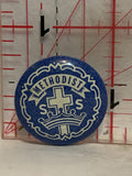 Methodist Emblem Button Pinback
