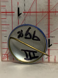 Methodist Emblem Button Pinback
