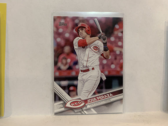 #506 Jose Peraza Cincinnati Reds 2017 Topps Series 2 Baseball Card MZ2