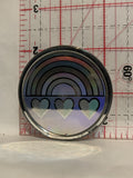 Rainbow Hearts Button Pinback