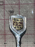 Quebec Crest Emblem  Souvenir Spoon